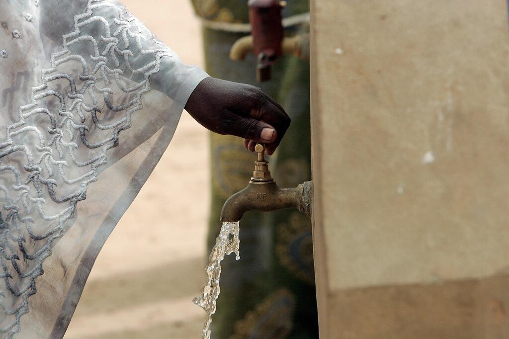 Clean Drinking Water Runs From a Faucet in Senegal